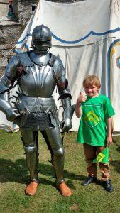 Just before the jousting tournament